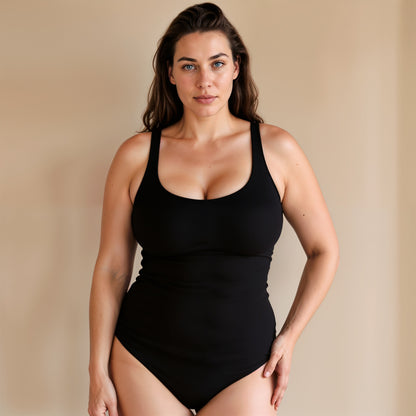 Shaping-Bodysuit mit rundem Ausschnitt